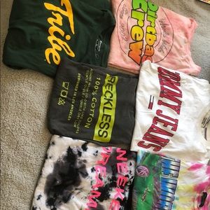 t shirt bundle- $65 for all or $15 for one.
